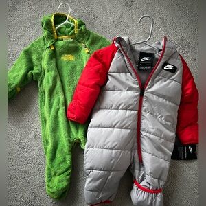 North face & Nike snow suit